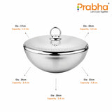 Magnum Capsule Bottom Hammered Tasla With Lid – 3.4L, 28cm