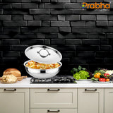 Magnum Flat Bottom Hammered Tasla Without Lid – 3.4L, 26cm