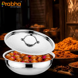 Magnum Flat Bottom Hammered Tasla Without Lid – 3.4L, 26cm