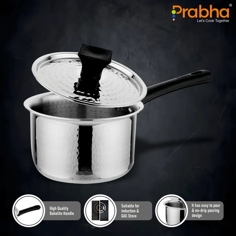 Magnum Hammered Saucepan With Lid – 14cm, 1.2L