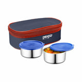 Pexpo Nano Steel Lunch box blue 250