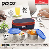 Pexpo Nano Steel Lunch box blue 250