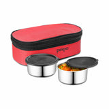 Pexpo Nano Steel Lunch box red 250
