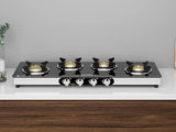 Olympic 4 Burner Gas Stoves Manual Ignition Glass Top