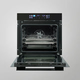 OV 81 ATMN 81L Built-in Electric Oven with Air Fry Mode, Wi-Fi Control, True Convection & Smart TFT Touch Panel – Premium Black Glass