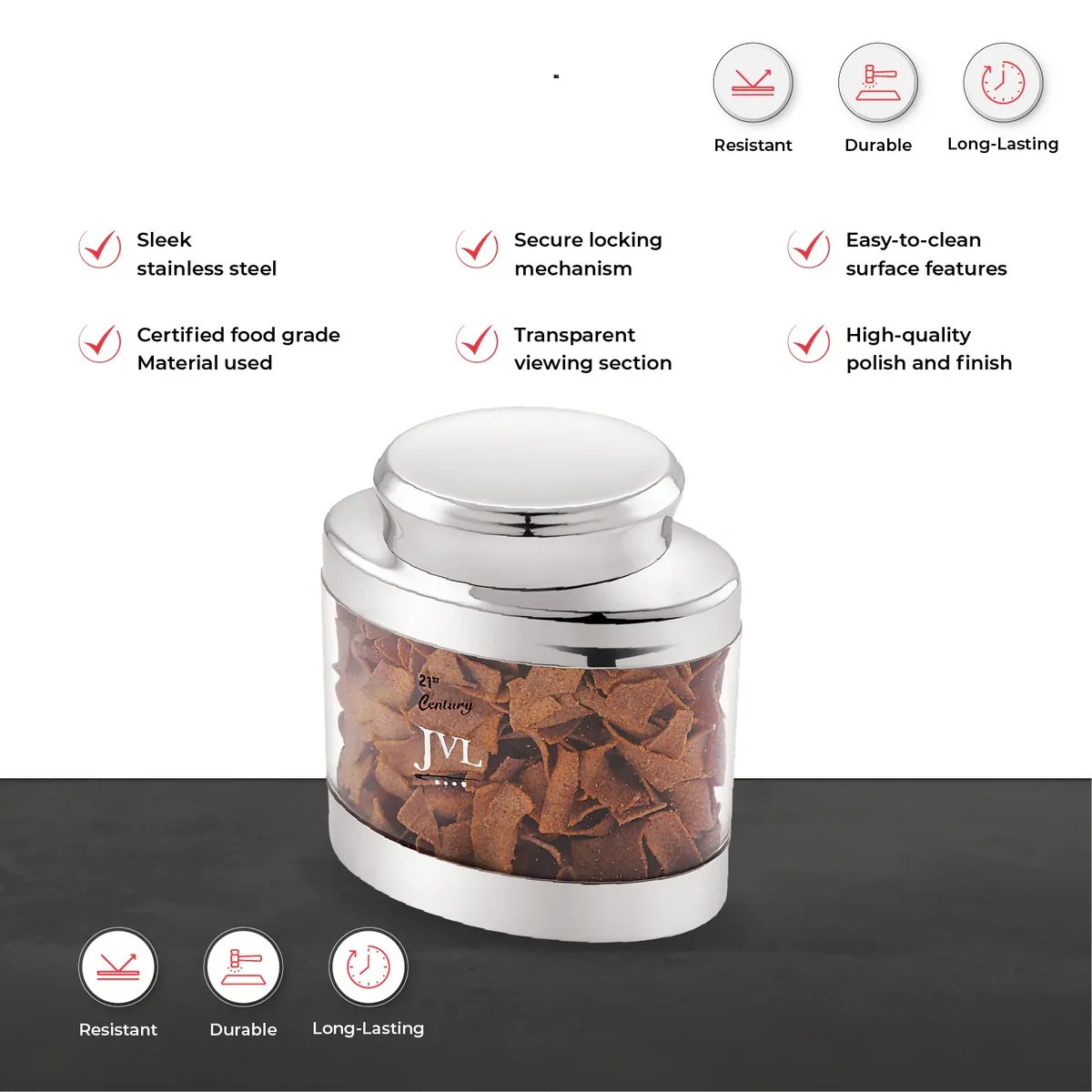 Classiware Oval Canister 1.8L