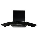 Hood Miami IN HC SC FL BK 90 cm Wall Mounted Filterless Auto-Clean Chimney with Touch & Gesture Control, 1200 m³/hr Suction – 330.0690.897
