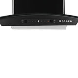 Hood Zest IN HC SC FL BK 75 cm Wall Mounted Filterless Auto-Clean Chimney with Touch & Gesture Control, 1200 m³/hr Suction – 325.0698.599