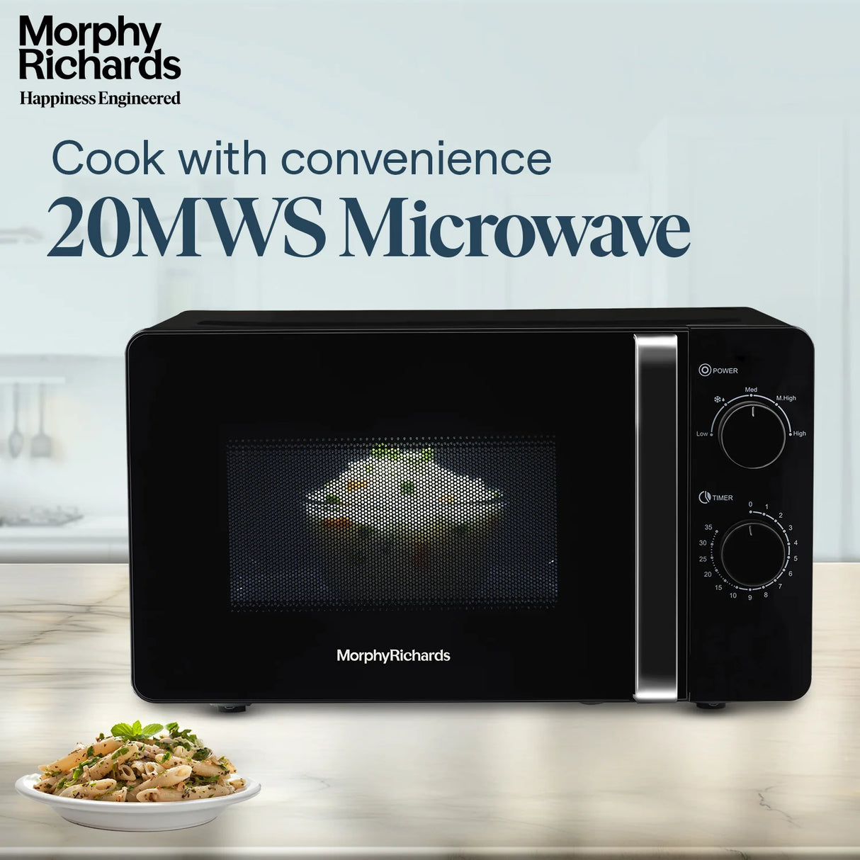 20 MWS Black 20L Microwave Oven (790024)