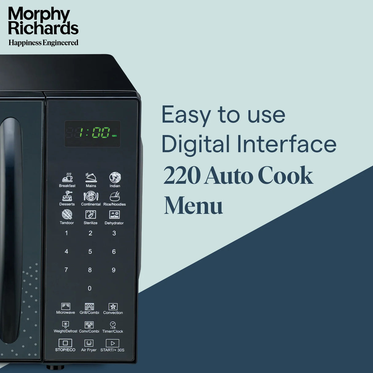 Air 23CGAD 23L Microwave Oven with in built Air fryer