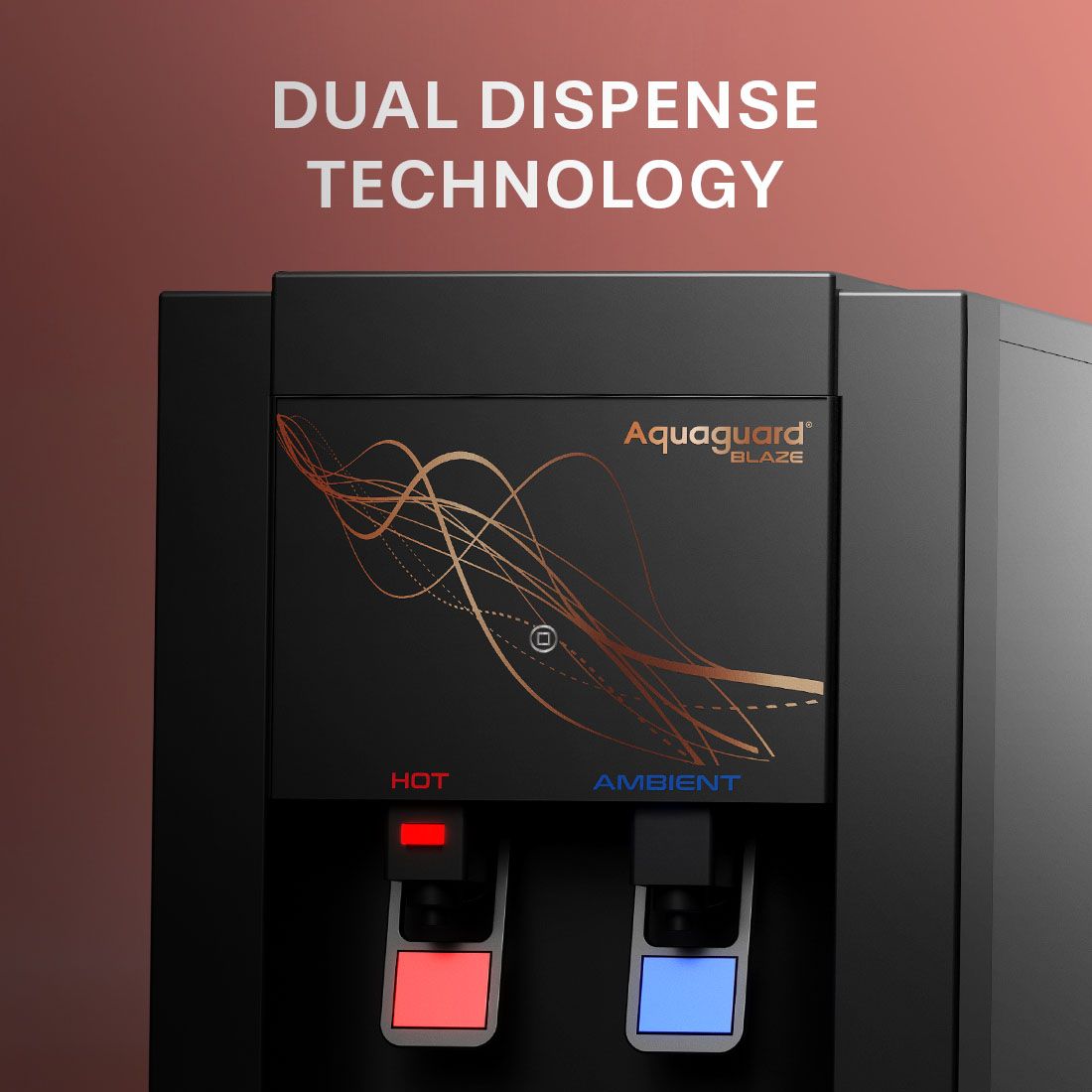 Blaze Slim Hot & Ambient RO+UV+Active Copper Tech Stainless Steel Tank Water Purifier