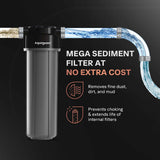 Aspire Blaze 2X RO+UV Stainless Steel Water Purifier | 2-Year Filter Life | With Mega Sediment Filter