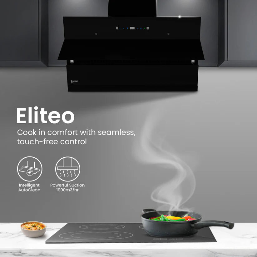 CHD-ELI75FLE-IND 75cm Filterless Wall Mounted Chimney Eliteo Inclined Series
