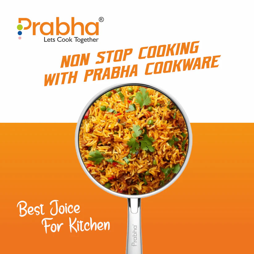 Prima Triply Saucepan With Lid – 2L, 18cm