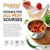 Prima Triply Saucepan With Lid – 2L, 18cm