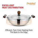 Prochef Kadhai With Lid – 2.2L, 22cm