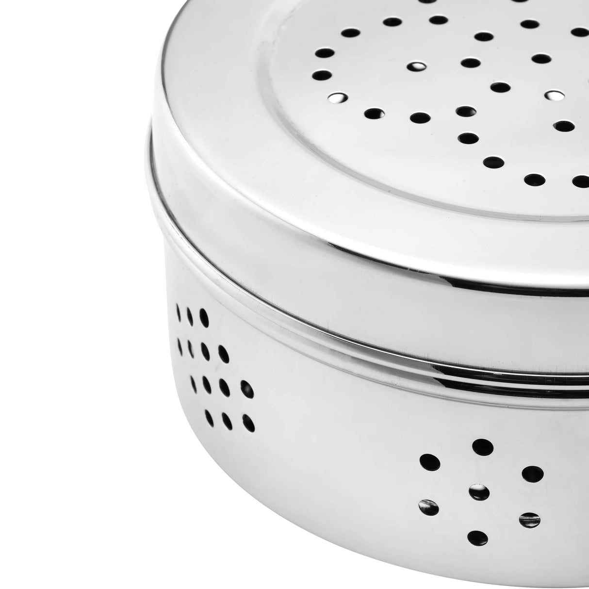 Sprouts Maker Box Stainless Steel - Set of 3 (400 ml + 550 ml + 800ml), Coriander Storage Container for Fridge with Air Ventilation, Sturdy & Durable, Herbs Container, Puri Dabba