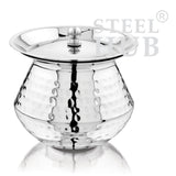 Steelhub Pentagon Serving Handi (Hammered Design) 1000ml
