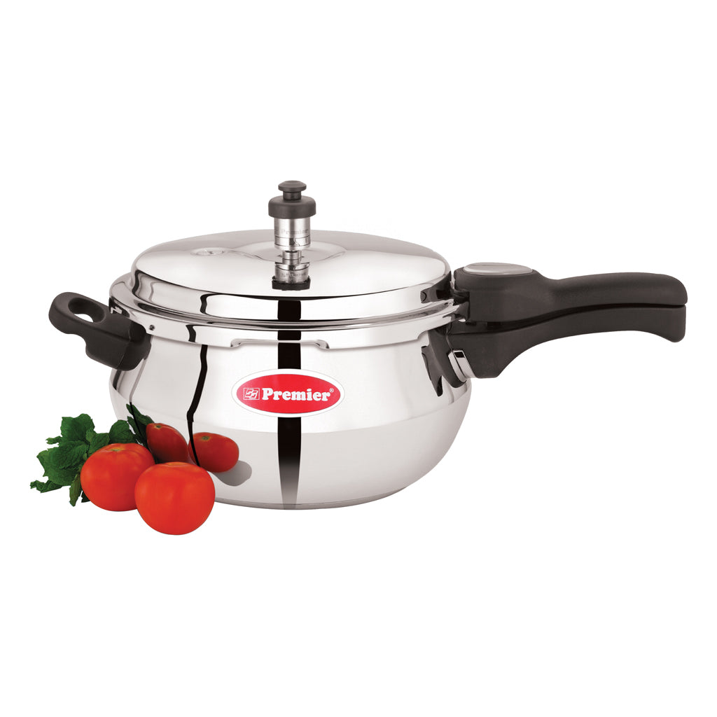 Premier Stainless Steel Induction Bottom Handi Pressure Cooker 1.5 Ltr
