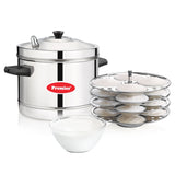 Premier Stainless Steel Induction Compatible Idly Cooker 4 Plates
