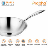 Prima Triply Frypan Without Lid – 1.4L, 22cm