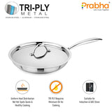 Prima Triply Frypan With Lid – 1.1L, 20cm