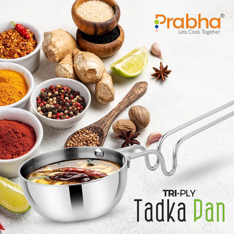 Prima Triply Tadka Pan – 55ml, 12.5cm