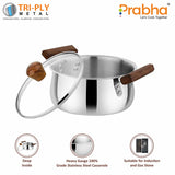 Prochef Belly Casserole With Lid – 4.8L, 22cm