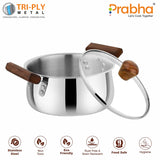 Prochef Belly Casserole With Lid – 4.8L, 22cm