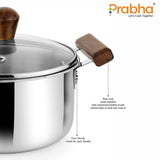 Prochef Casserole With Glass Lid – 3.2L, 20cm