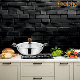 Prochef Deep Kadhai With Lid – 2.8L, 22cm