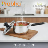 Rio IB Saucepan With Lid – 3.1L, 22cm