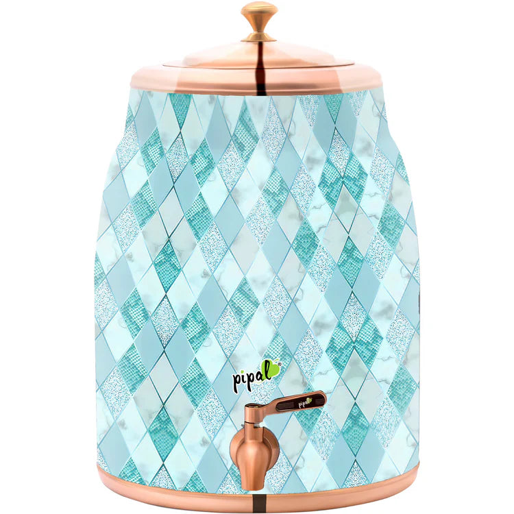 Pipal Rudra Printed Copper Matka 12000ml
