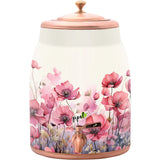 Rudra Printed Copper Matka Wind Flower – 5 Litre