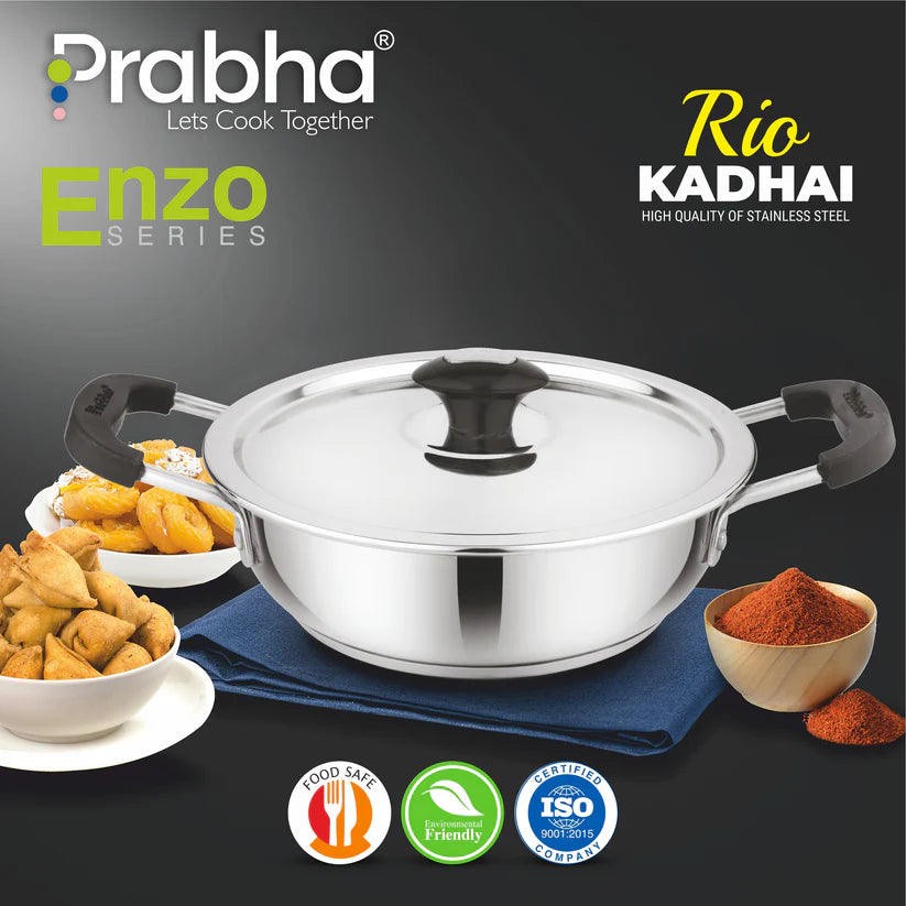 Rio IB Kadhai With Lid – 4L, 26cm