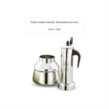 Stainless Steel South Indian Round Puttu Kudam Maker