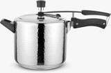 Crown IB Stainless Steel Hammered Inner Lid Pressure Cooker – 5L