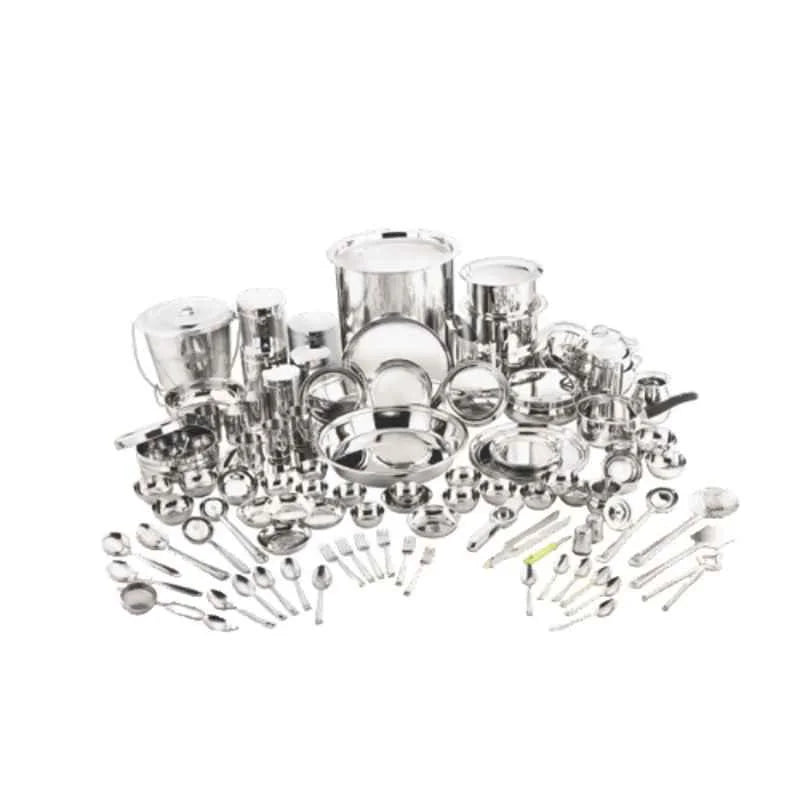 Humsafar 108 Pcs Stainless Steel Dinner Set