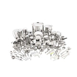 Humsafar 108 Pcs Stainless Steel Dinner Set