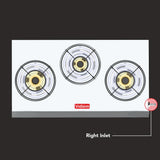 VIDIEM SS SLEEK 3 BURNER GAS STOVE