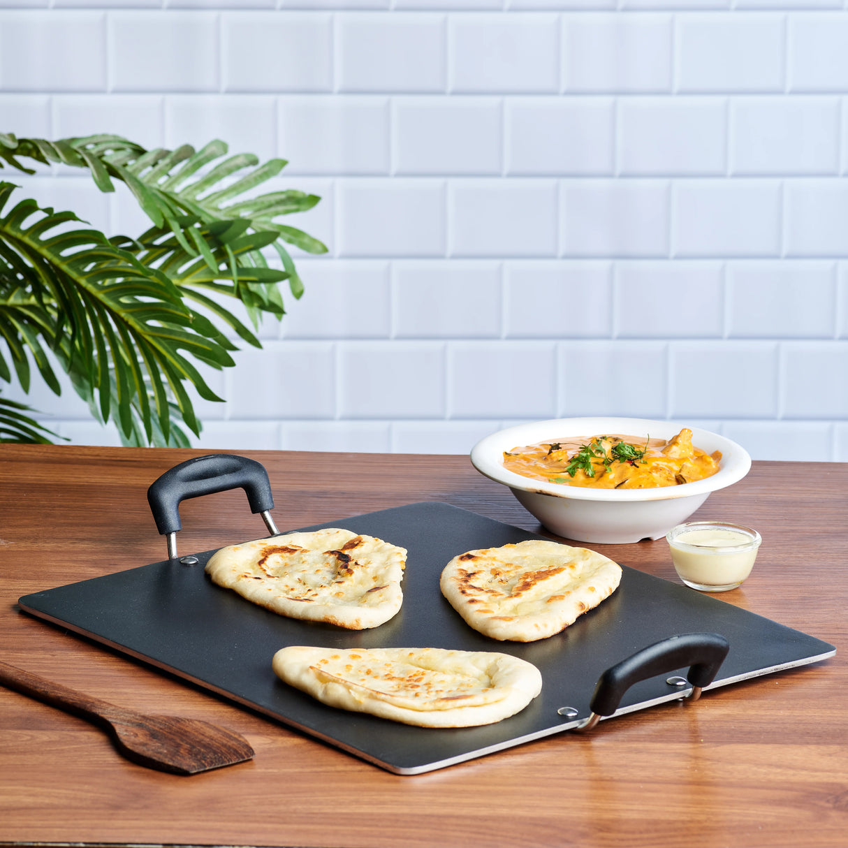 Zest Aluminium Non-Stick Pathri Square Tawa – 32 cm