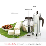 Stainless Steel South Indian Square Puttu Kudam Maker