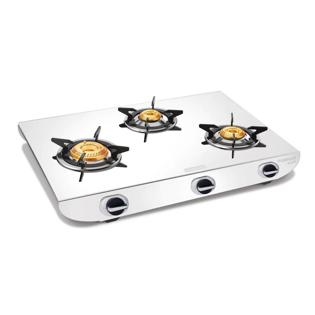 TUSKER PULSE 3 BURNER GAS STOVE