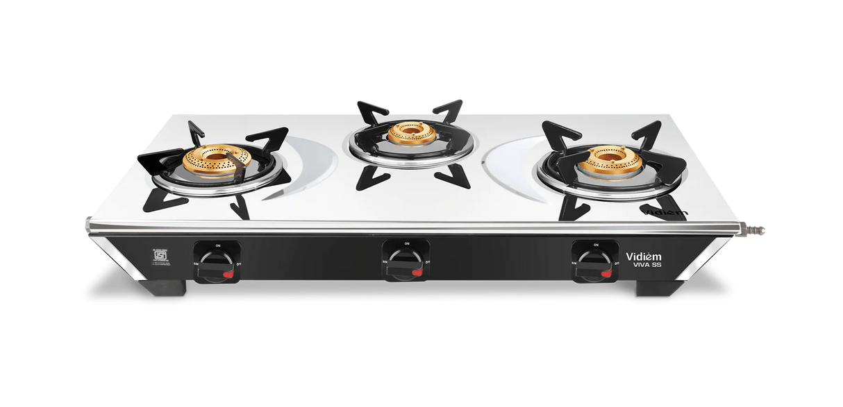 VIVA SS 3‑Burner Gas Stove