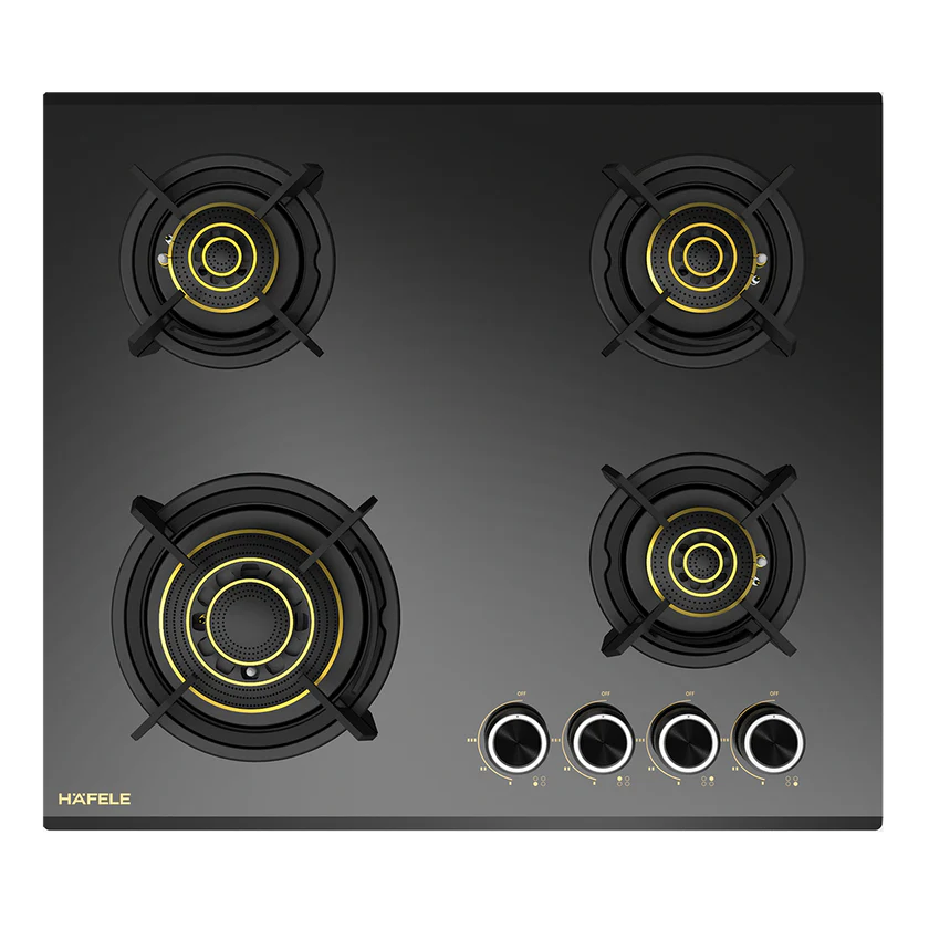 Vortex 460 60CM 4 Brass Burners Built-In Hob with FFSD – 538.66.261