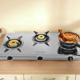 CURVE 3 BURNER GAS STOVE