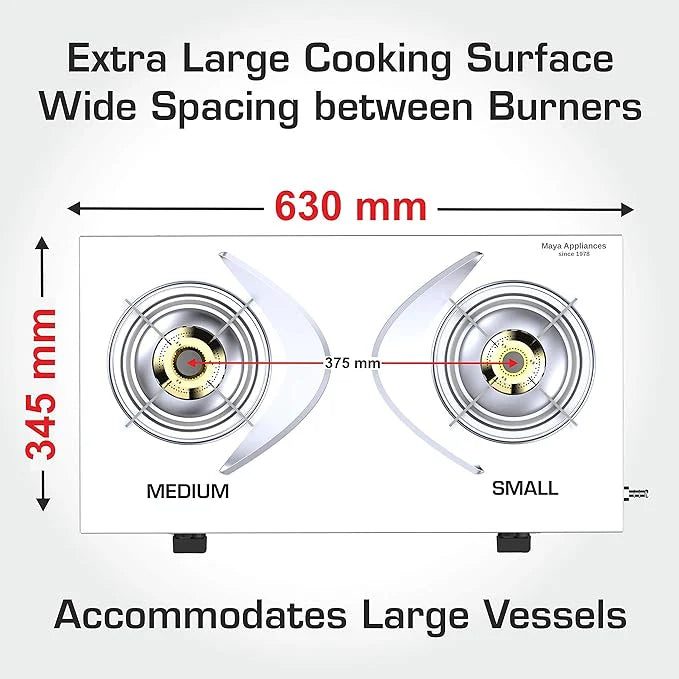VIVA SS 2 BURNER GAS STOVE