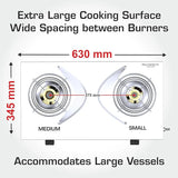 VIVA SS 2 BURNER GAS STOVE