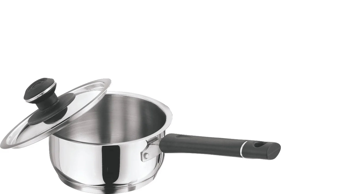 Tivoli Heavy Gauge Stainless Steel Saucepan - 3 Litre (18cm) with Lid