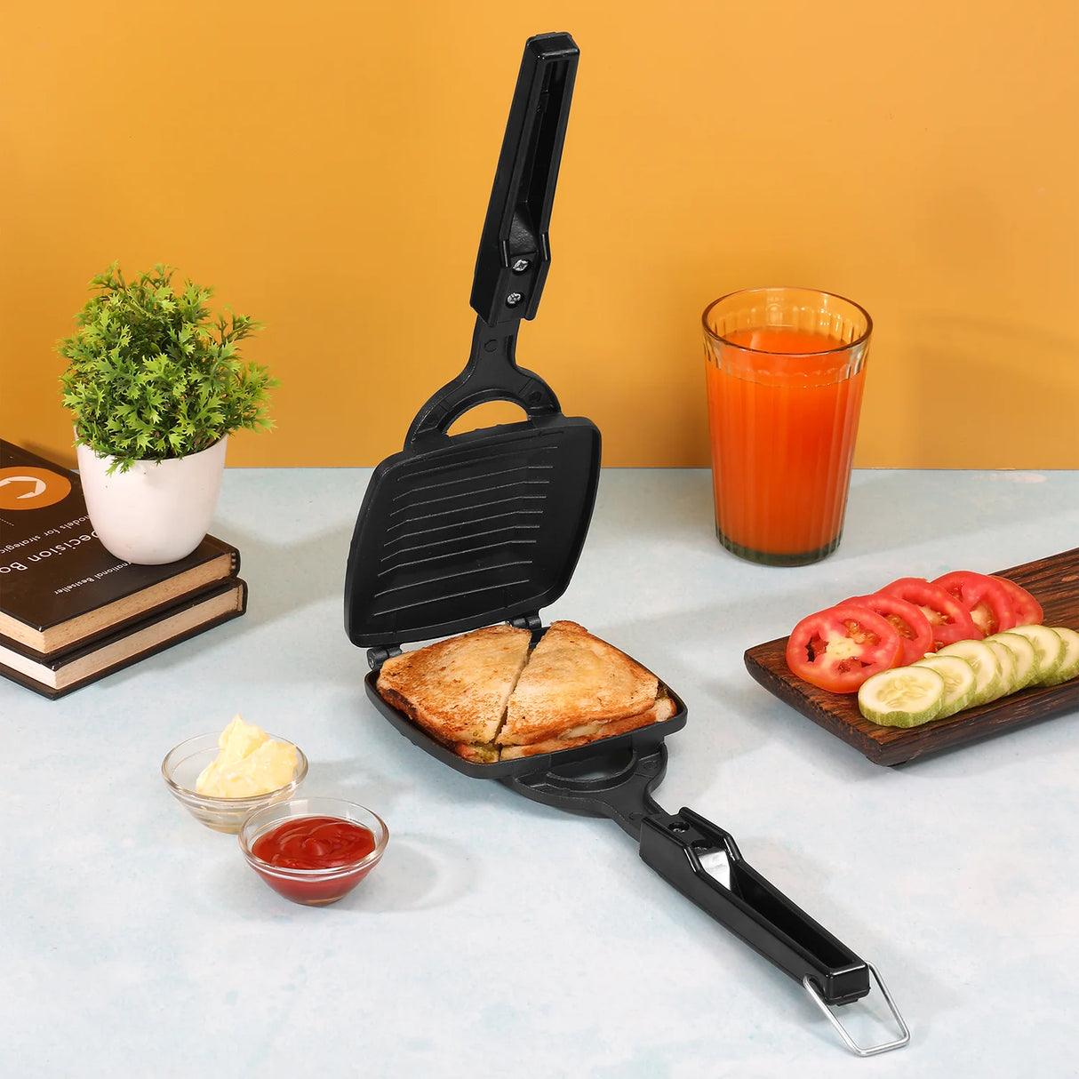 Zest Non Stick Gas Grill Toaster